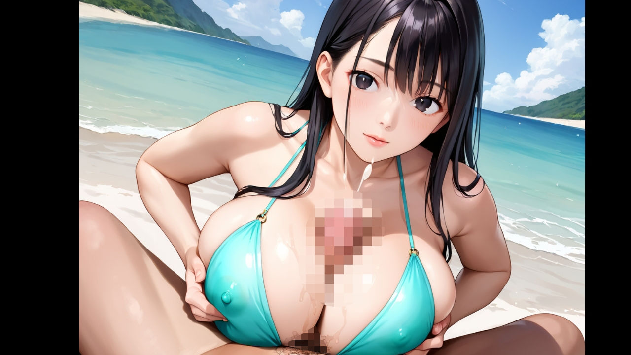 いとこのお姉さんとえちえち海水浴。