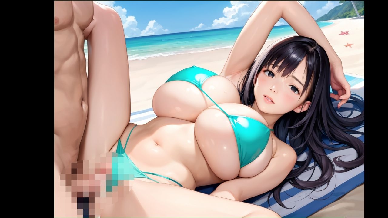 いとこのお姉さんとえちえち海水浴。