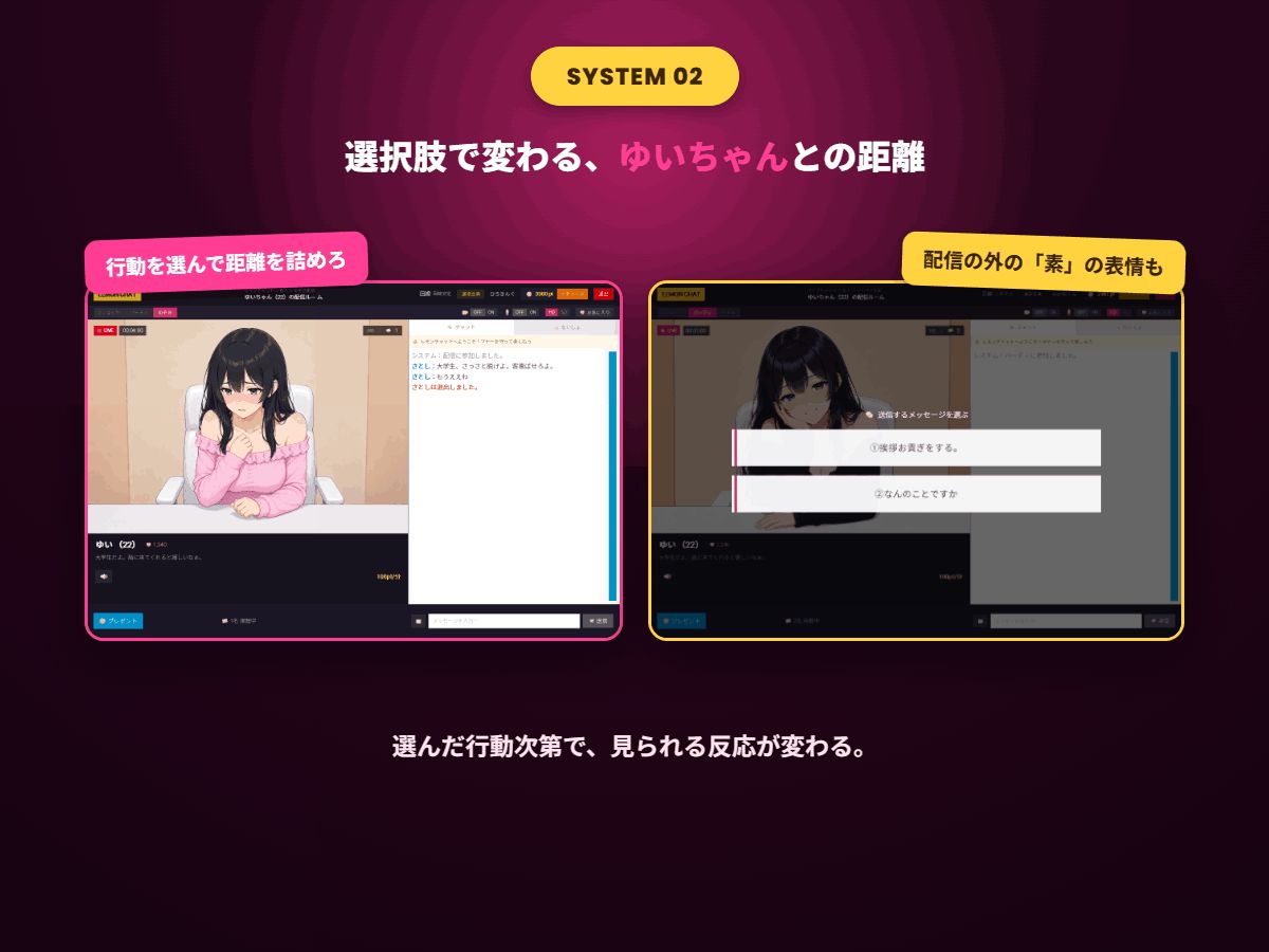 22歳清楚ちゃんの甘いライブチャット 〜お貢ぎマゾのお財布くんはもう抜け出せない〜 サンプル画像 3