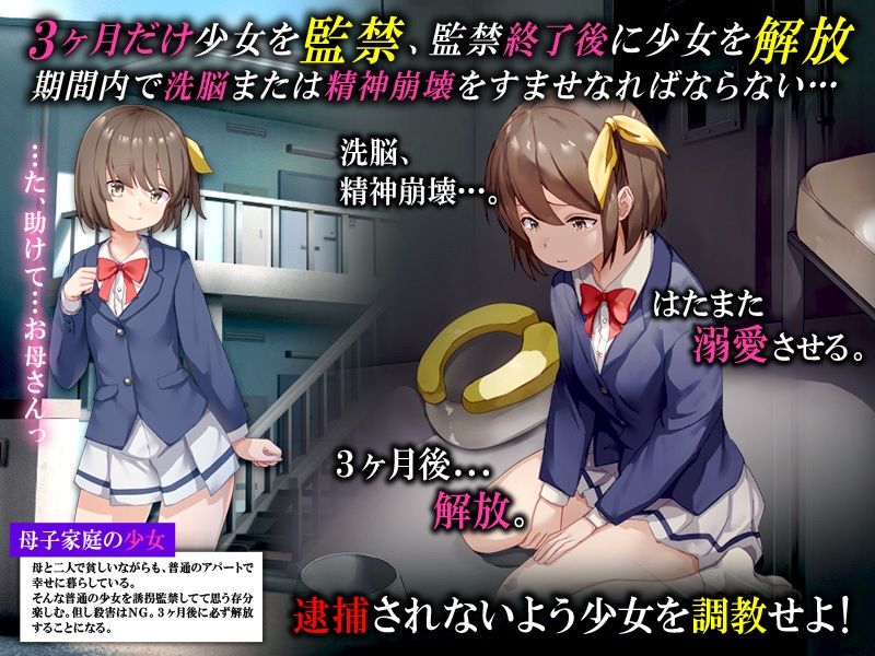 3ヶ月監禁飼育シミュレーション サンプル1