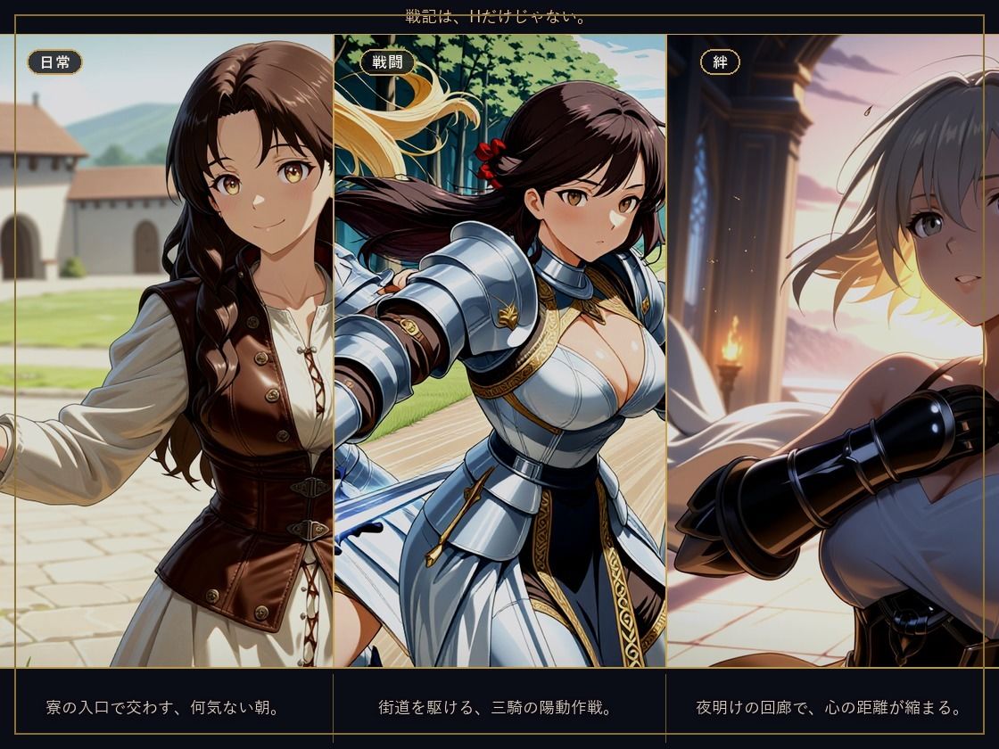 巨乳騎士とえっちな戦記〜7人の巨乳女騎士を娶り、ハーレム皇帝になるまで〜 画像9