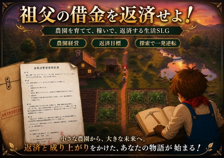孕ませ！苗床ファーム〜破産寸前！過酷な借金返済と苗床娘たちとのムラムラ繁殖生活〜 サンプル1