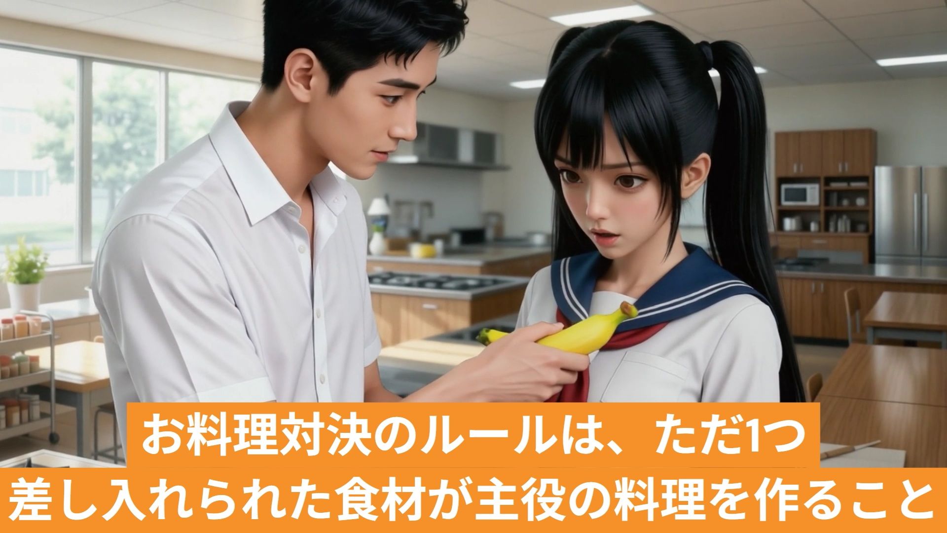 裸にエプロン 学園対抗変態お料理対決 画像1