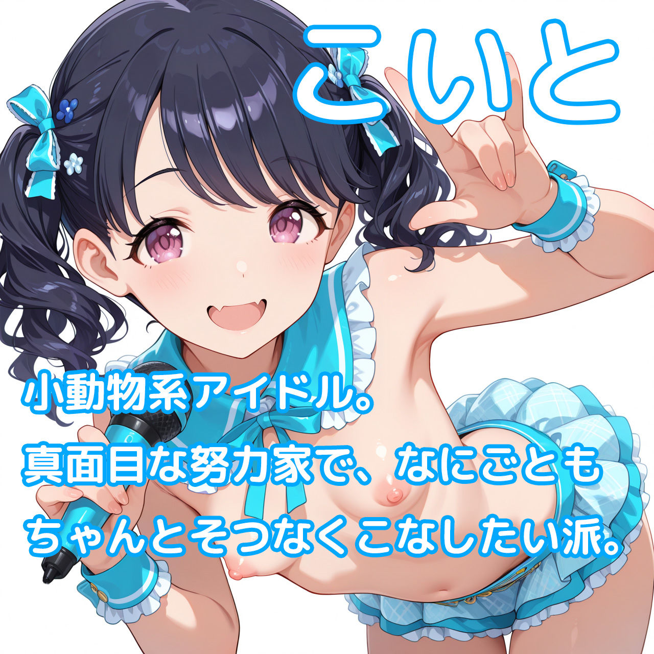 【ぬる動ガチャパズル】こいとりんぜ 触手無限ガチャ 【課金不要で10連ガチャ回し放題】貧乳ちっぱいアイドルたちのCGとぬるぬる触手姦動画を集めよう! サンプル画像1