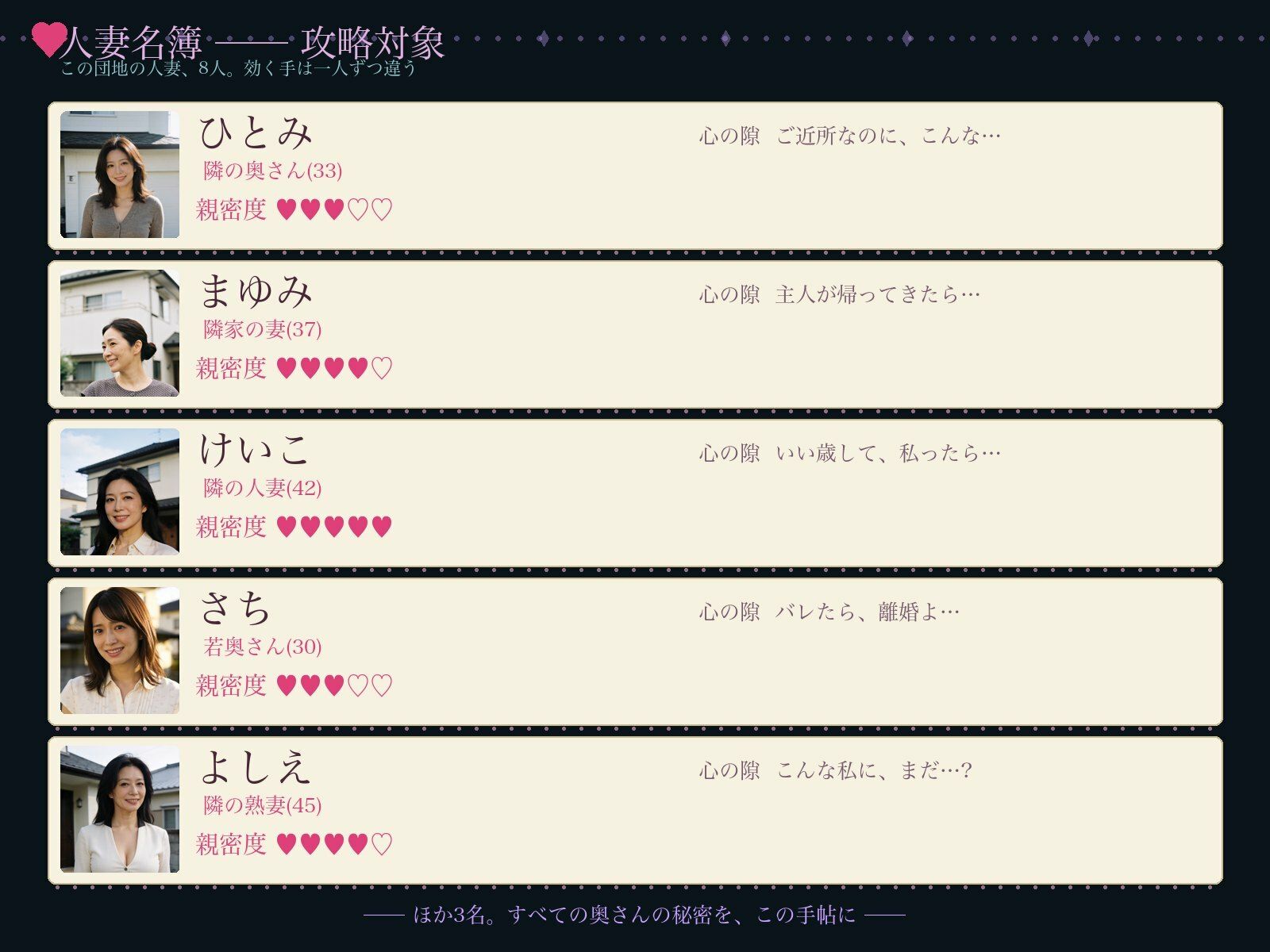 隣の奥さん堕とし手帖 画像1