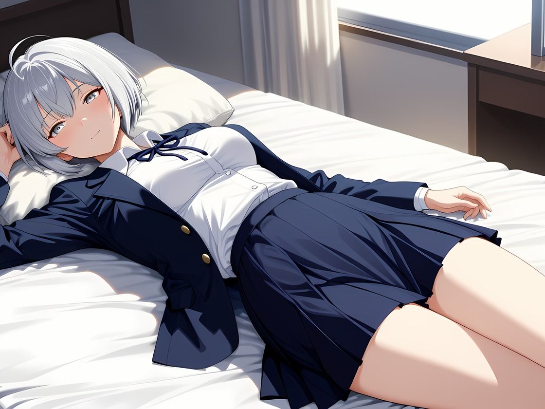 巨乳銀髪王子様幼馴染とえっちがしたい 画像1