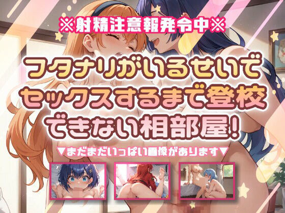 フタナリがいるせいで、セックスするまで登校できない相部屋!