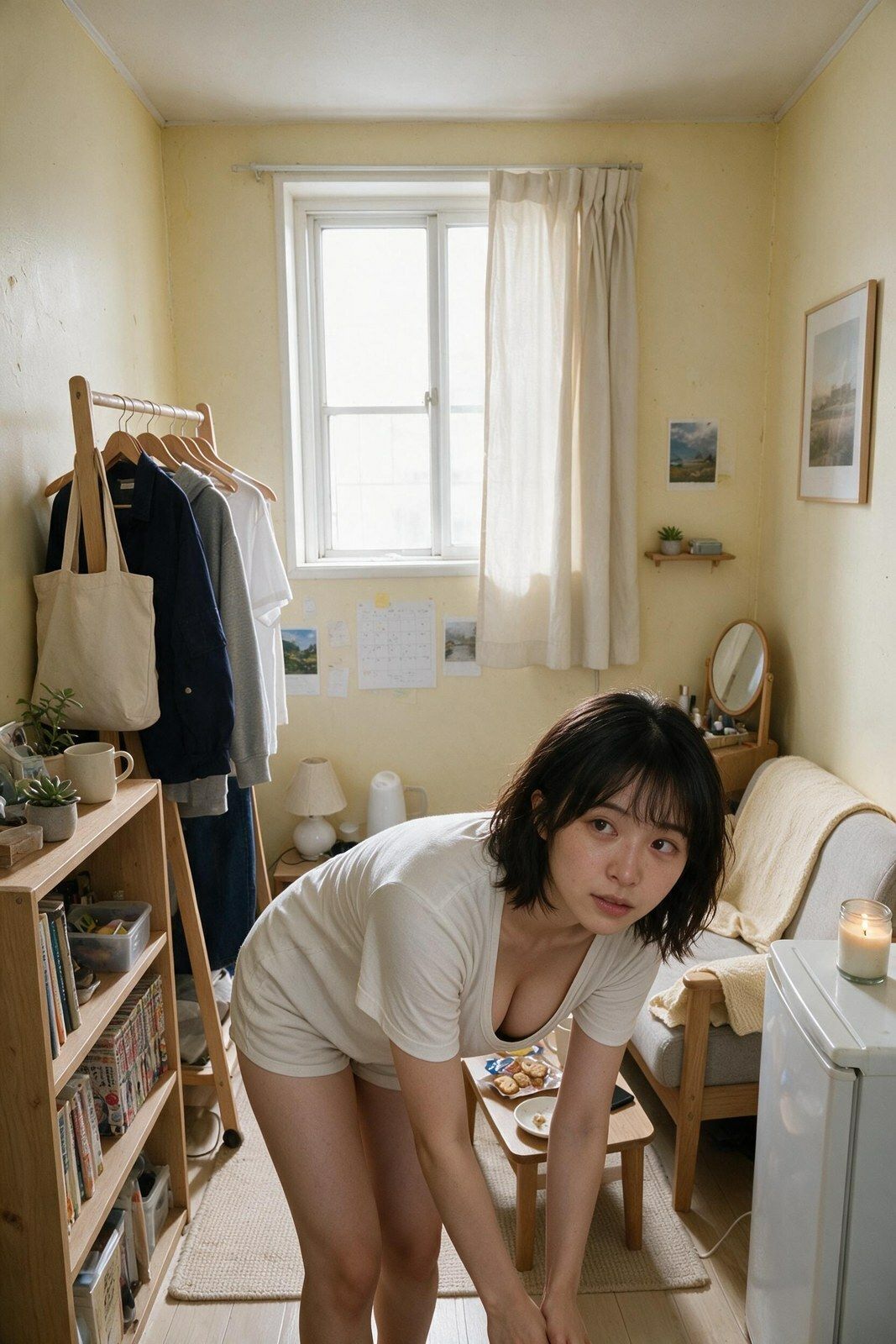 〔実写級〕深夜コンビニの防犯カメラを向けた先 バイトの子（20）/記録28本 画像3