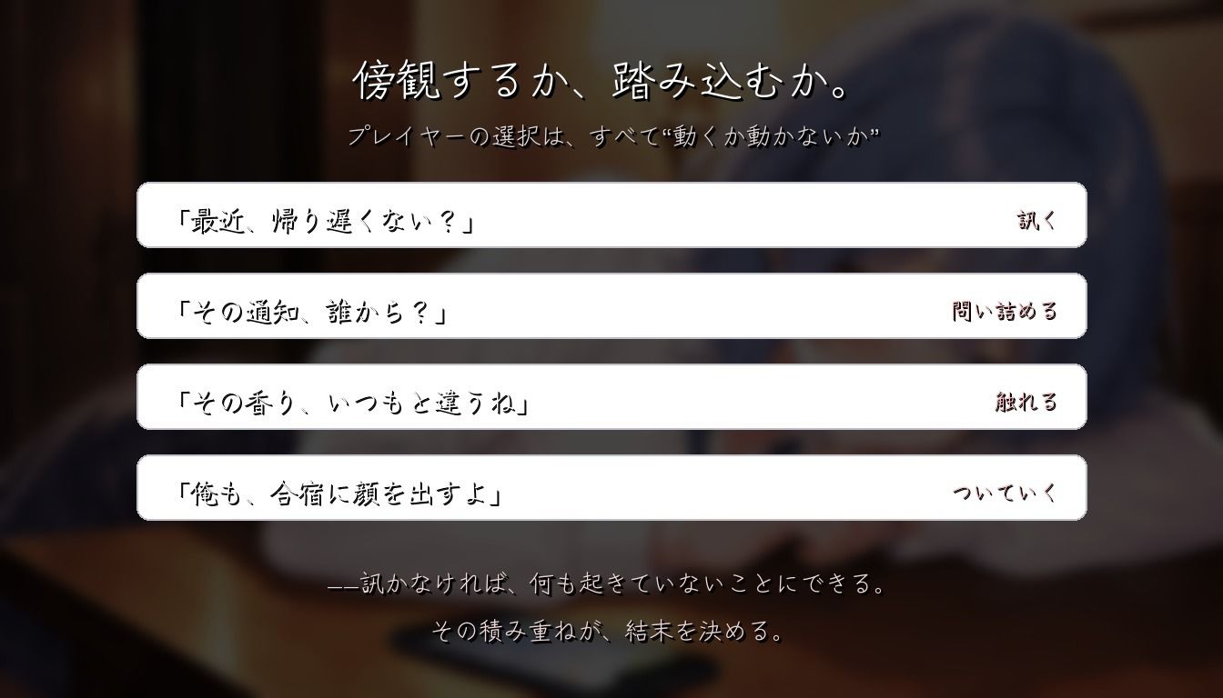 彼女のスマホは伏せられている 〜寝取られるまでの、彼女の視線〜