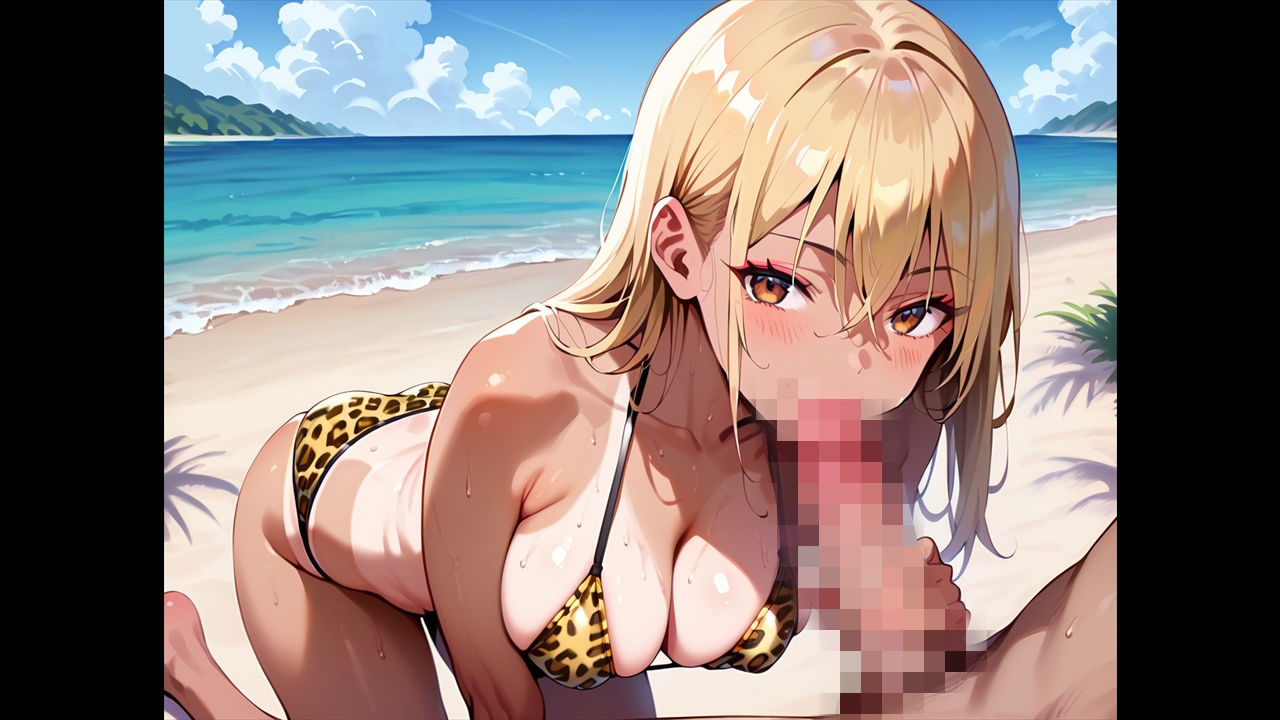 金髪ギャル●Kとツンデレ浜辺H!【たっぷりボリューム48枚!】 画像5