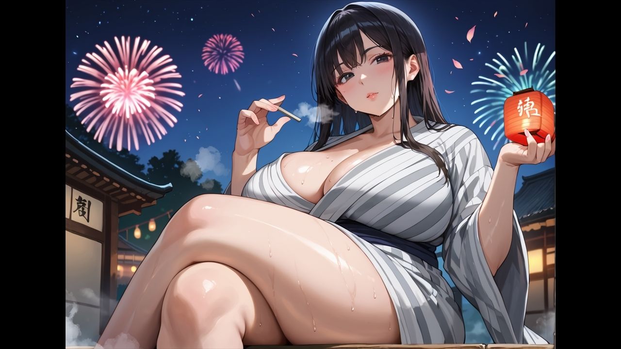 むちむち浴衣の女上司と快楽の花火。