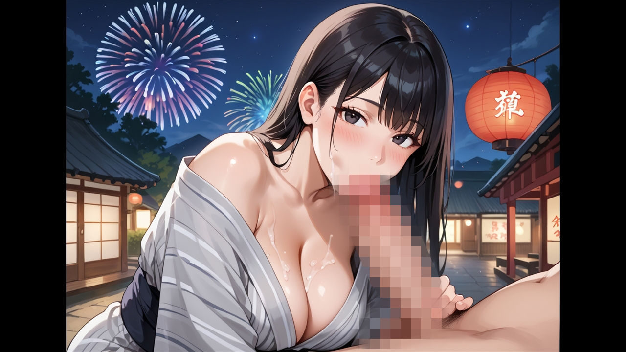 むちむち浴衣の女上司と快楽の花火。
