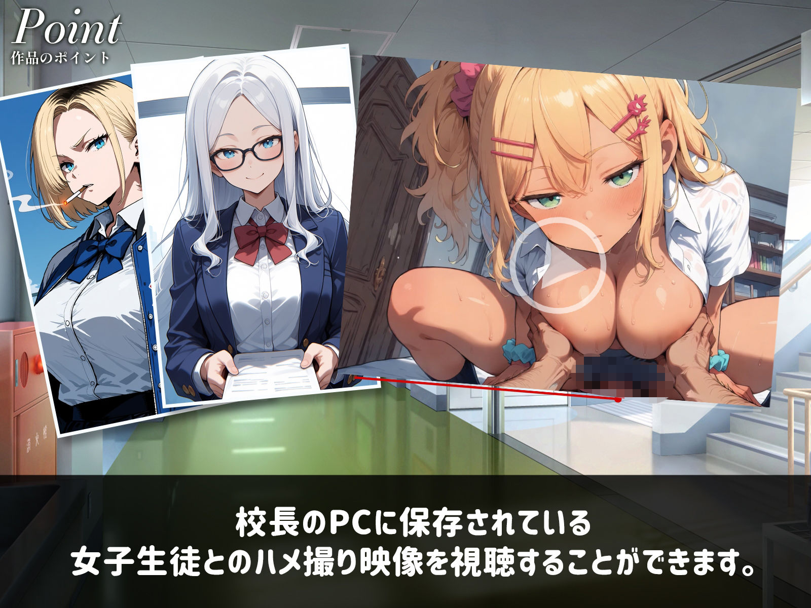 【フルボイス】転生したらあの伝説の校長だった件〜女子生徒ハメ撮り記録〜 画像4