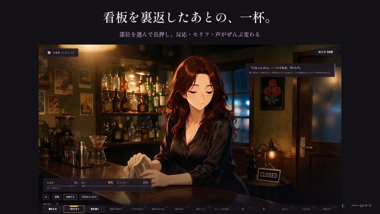 バーのママ 〜閉店後の一杯〜 画像2