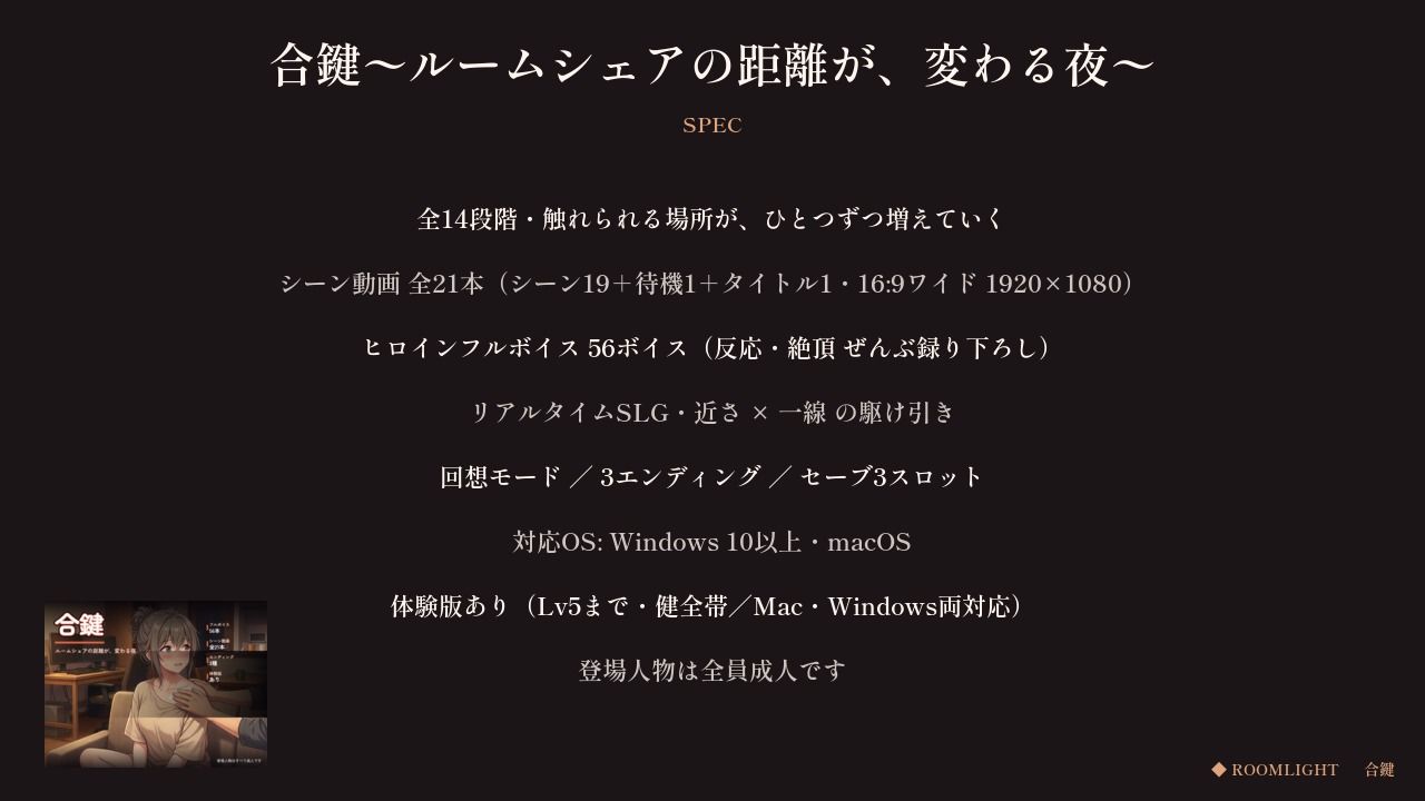 合鍵 〜ルームシェアの距離が、変わる夜〜 画像10
