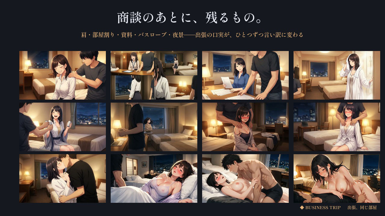 出張、同じ部屋 〜三泊四日〜 画像4