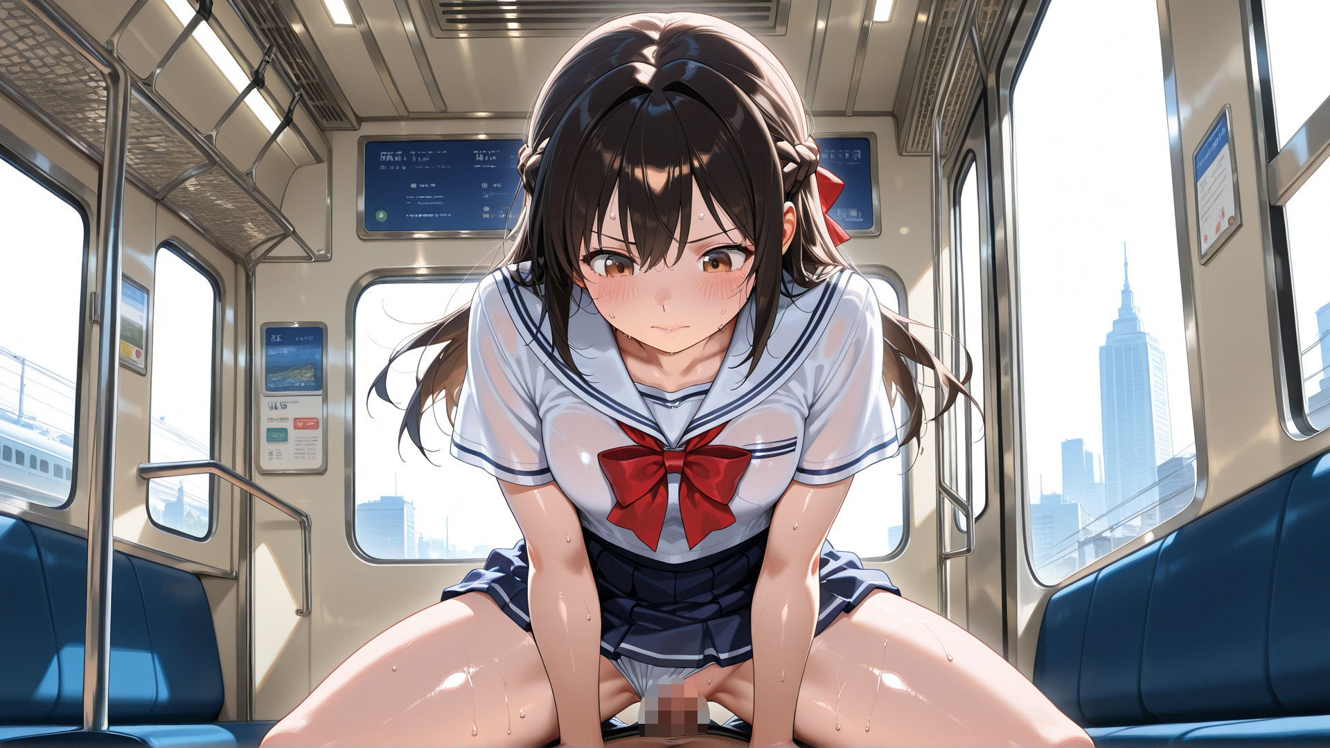 淫乱パズル  痴●電車で種付中出しセックス！ 画像4