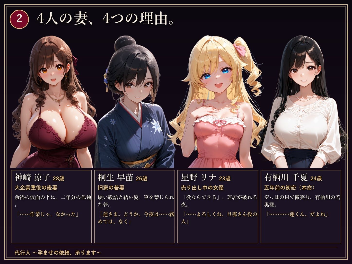 代行人 〜孕ませの依頼、承ります〜 画像3