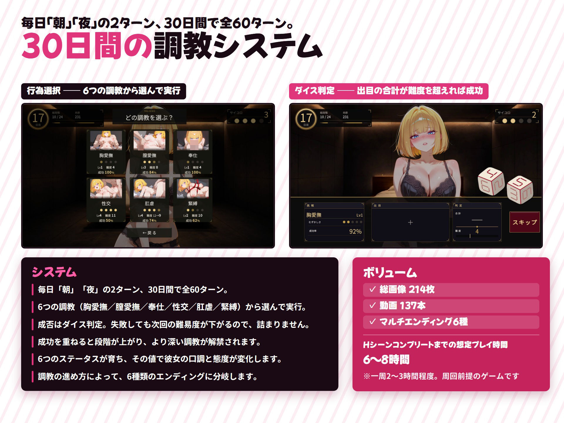 【調教シミュレーション】いじめっ子ギャル、堕ちる 〜30日間の完堕ち性活〜の作品画像 7