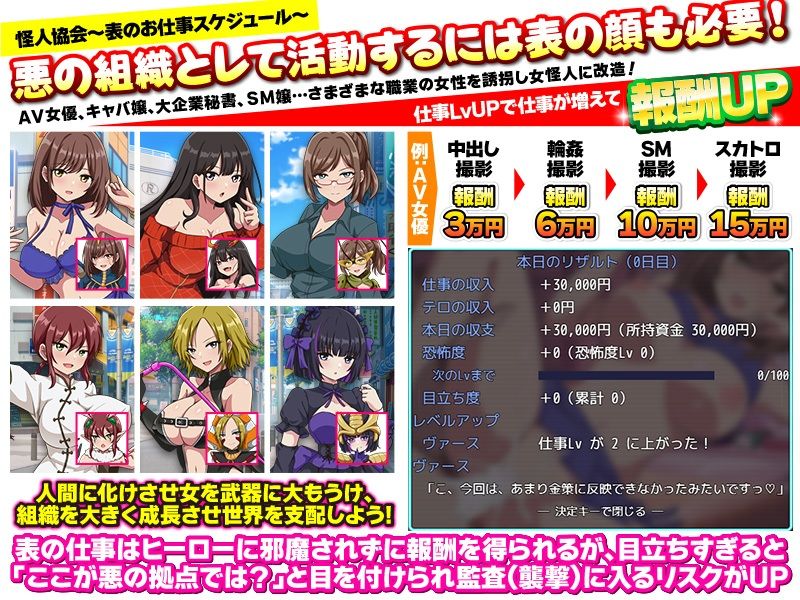 怪人協会 世界征服シミュレーター 画像3