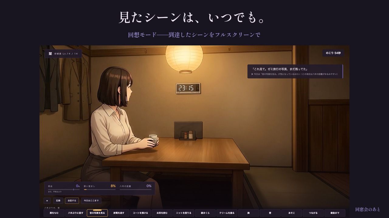 同窓会のあと 〜八年ぶりの終電〜 画像8