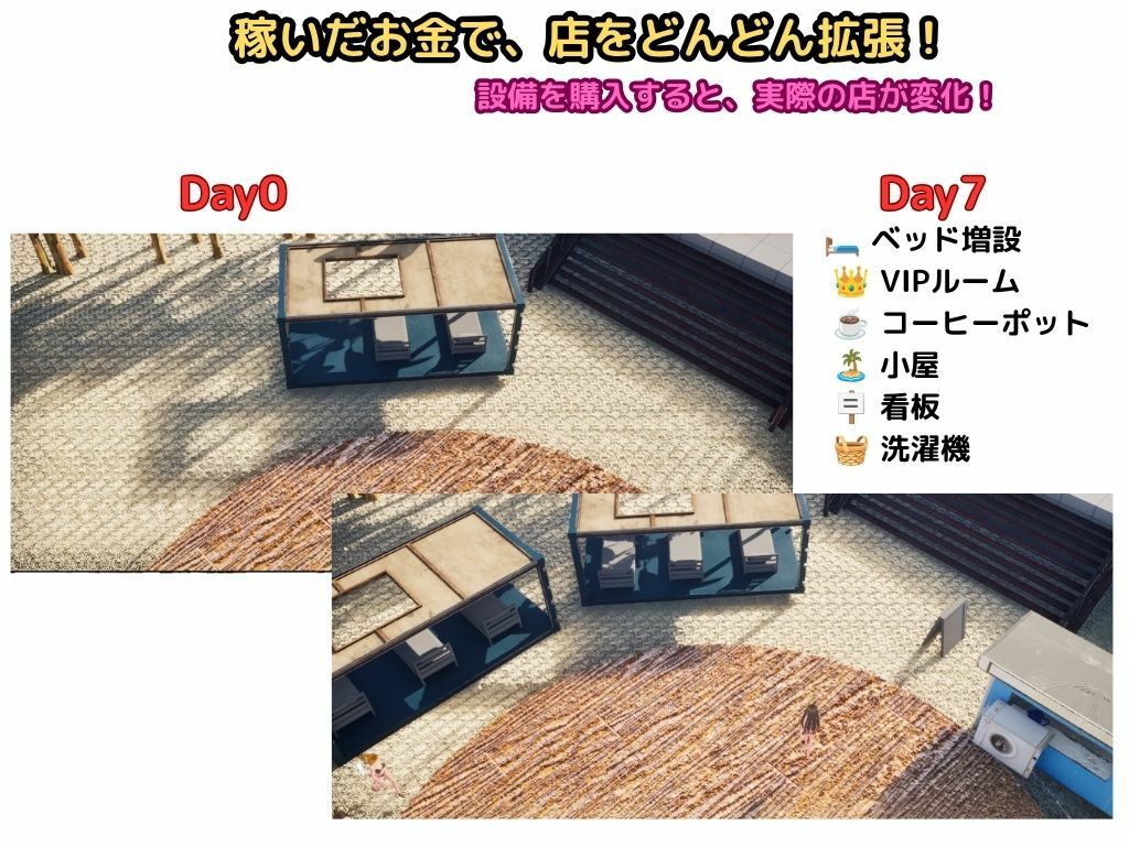 ビキニマッサージでおじさんを気持ちよくさせたい 稼いで、建てて、癒やす。 自分だけのマッサージ店を作ろう! 画像2