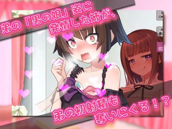 【Android版】男の娘〜レズの姉に女装させられて強●射精される弟クン!〜オナニー用ミニゲーム 画像3