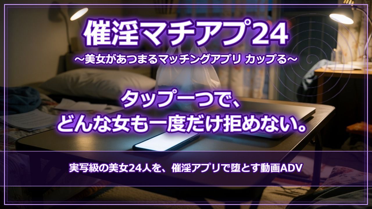 【スマホ対応】催淫マチアプ24 〜美女があつまるマッチングアプリ カップる〜 画像1