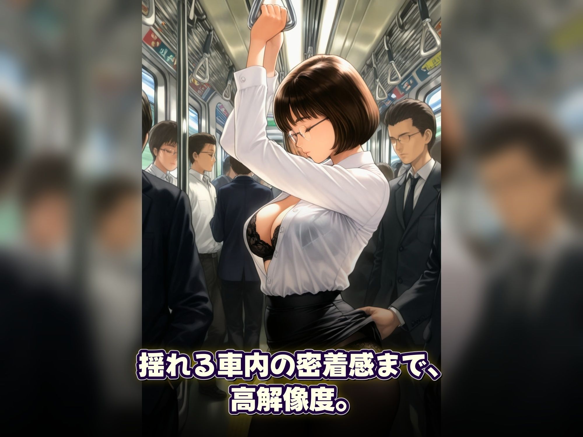 【無料エロ漫画】d_821308 暗黙の満in電車 牝堕通学 〜声を殺して、牝に堕ちる痴●通学路(令和女学園中高等部)