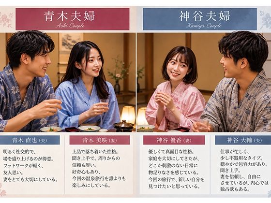 【第二話】今夜、妻を交換します。大人の温泉修学旅行。 サンプル画像 1