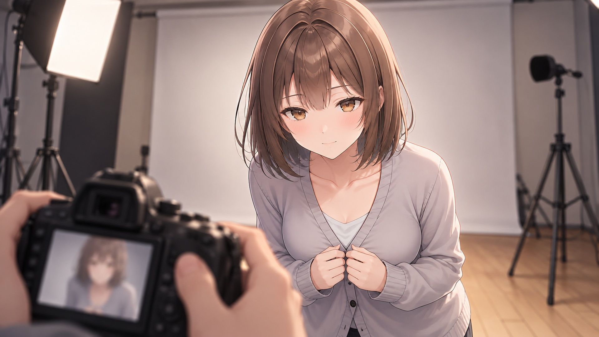 ファインダー越しの、冴島美緒 画像8