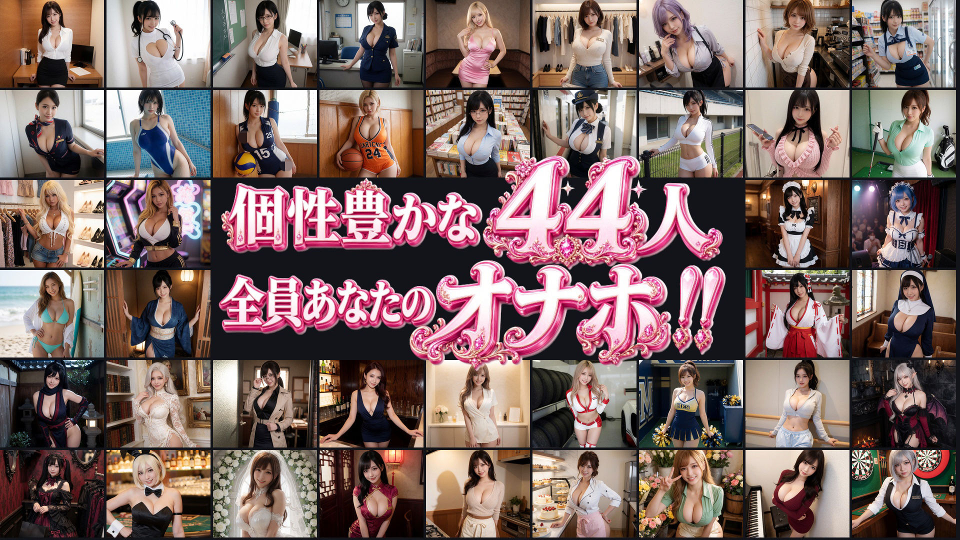 オナホ堕ち図鑑 〜44人のいいなりオナホ〜