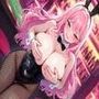 バニーガールは賭けに負けて脱がされる