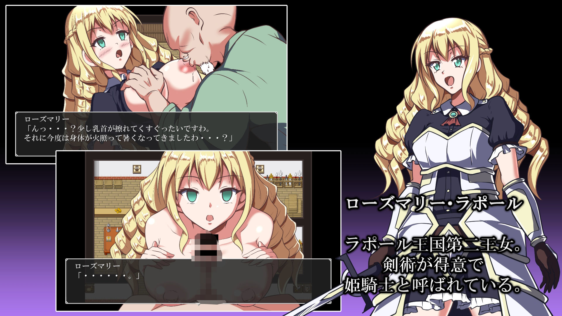 姫騎士ローズマリーと精神支配魔法 サンプル画像4