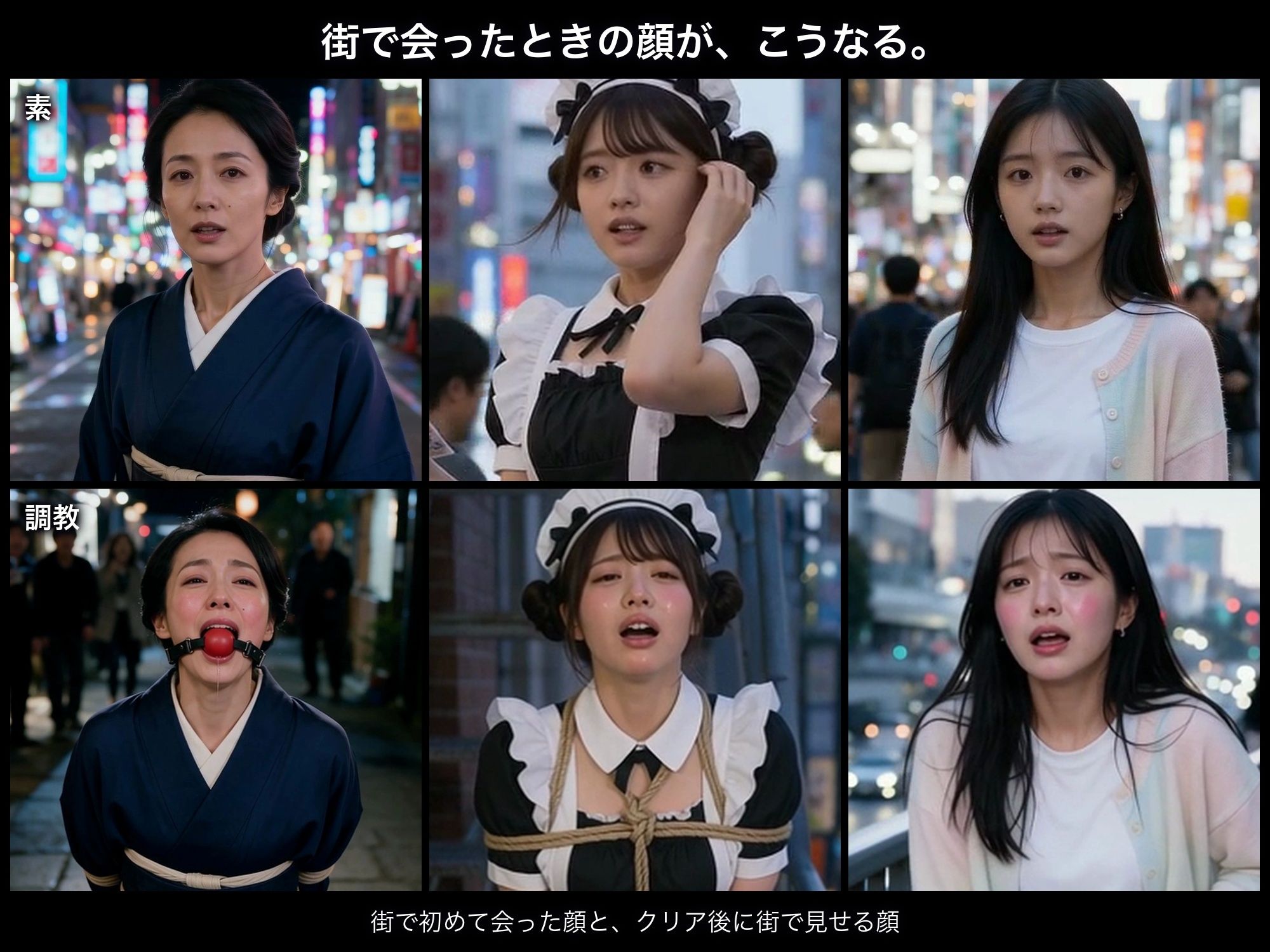洗脳支配アプリで街中の女32人を調教してハーレム 画像7