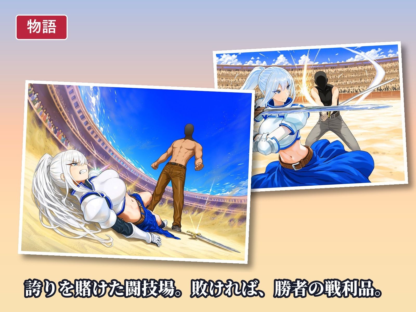 敗北の女騎士 サンプル画像1