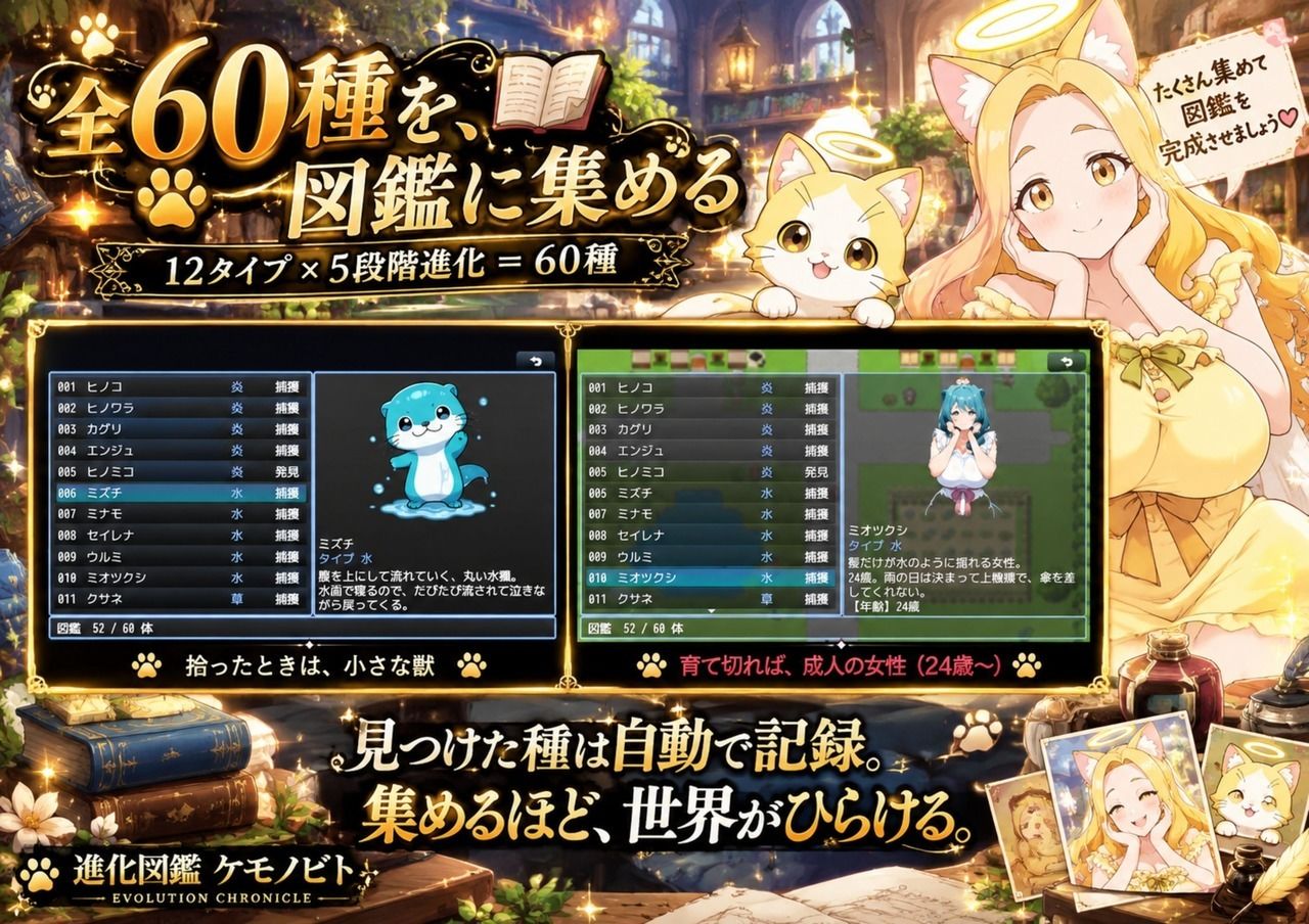進化図鑑ケモノビト〜相棒と巡る進化の物語〜 画像3