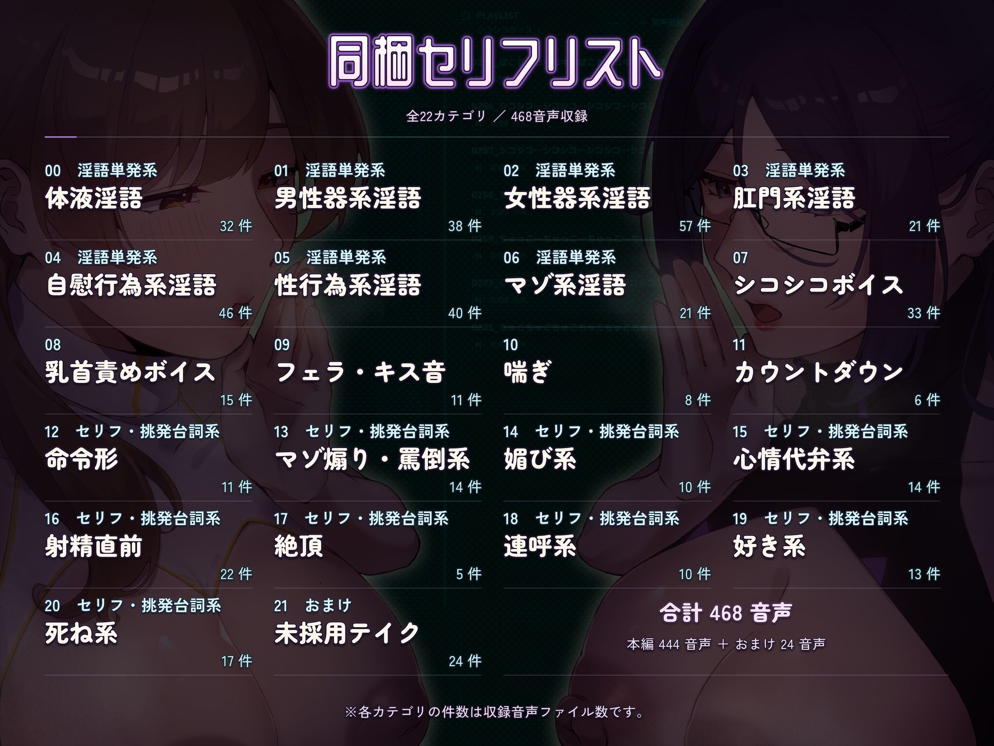 【PC・APK・ドスケベ音声管理アプリ】オナサポスタジオ 〜音声をカスタム再生できる淫語再生プレイヤー〜【切り抜きツール同梱】 画像8