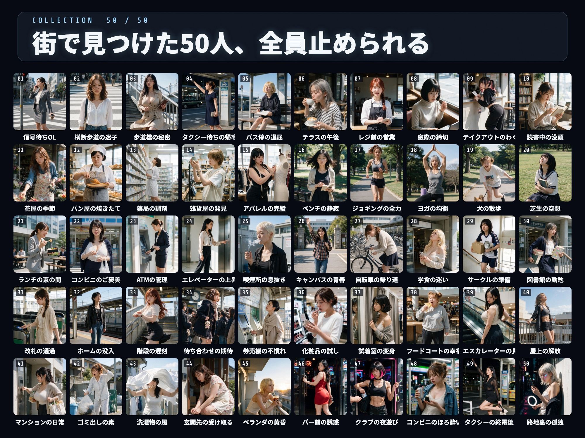 時間よ止まれ！街ゆく美女50人を止めてヤる 画像3