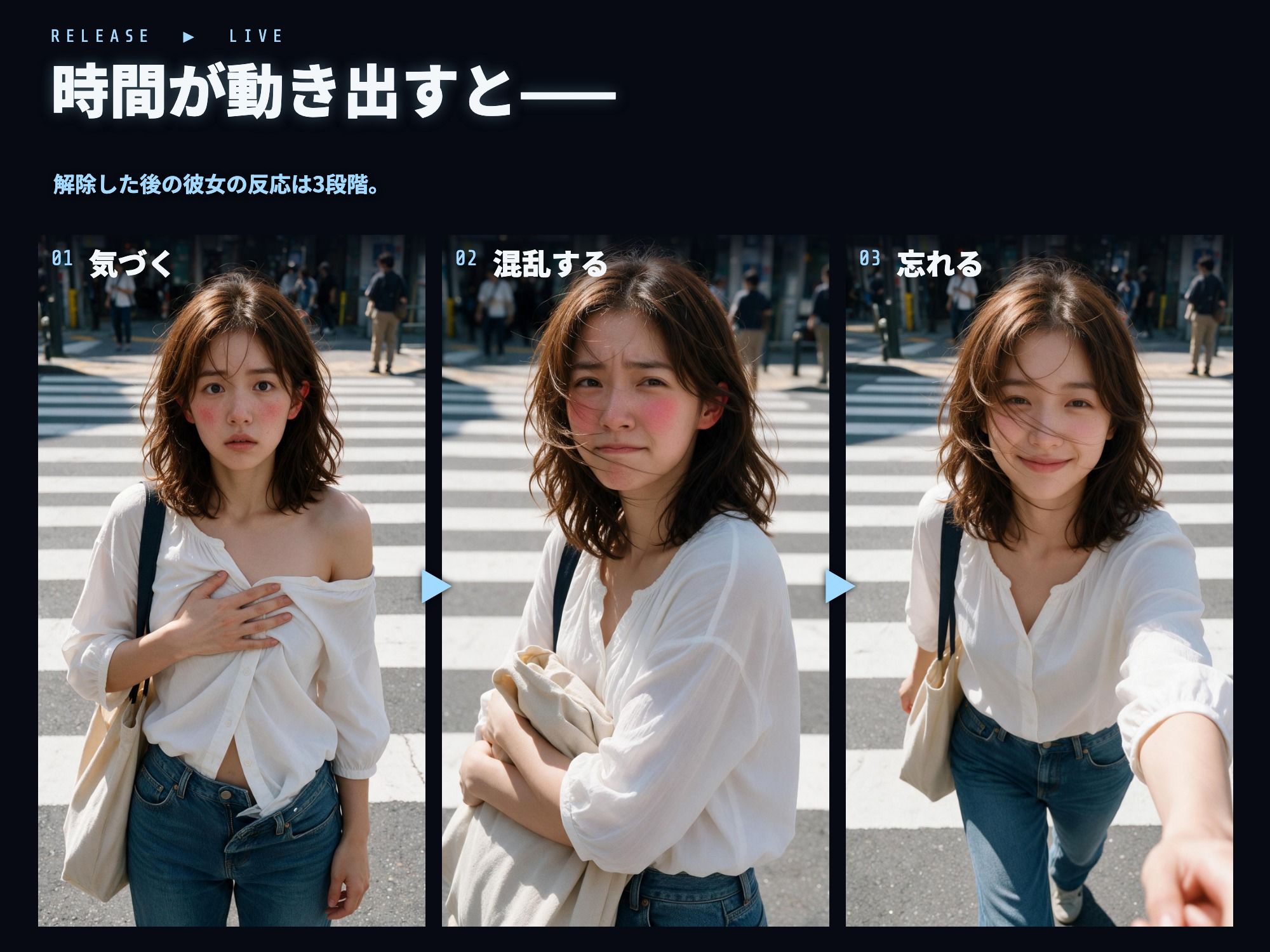 時間よ止まれ！街ゆく美女50人を止めてヤる 画像9