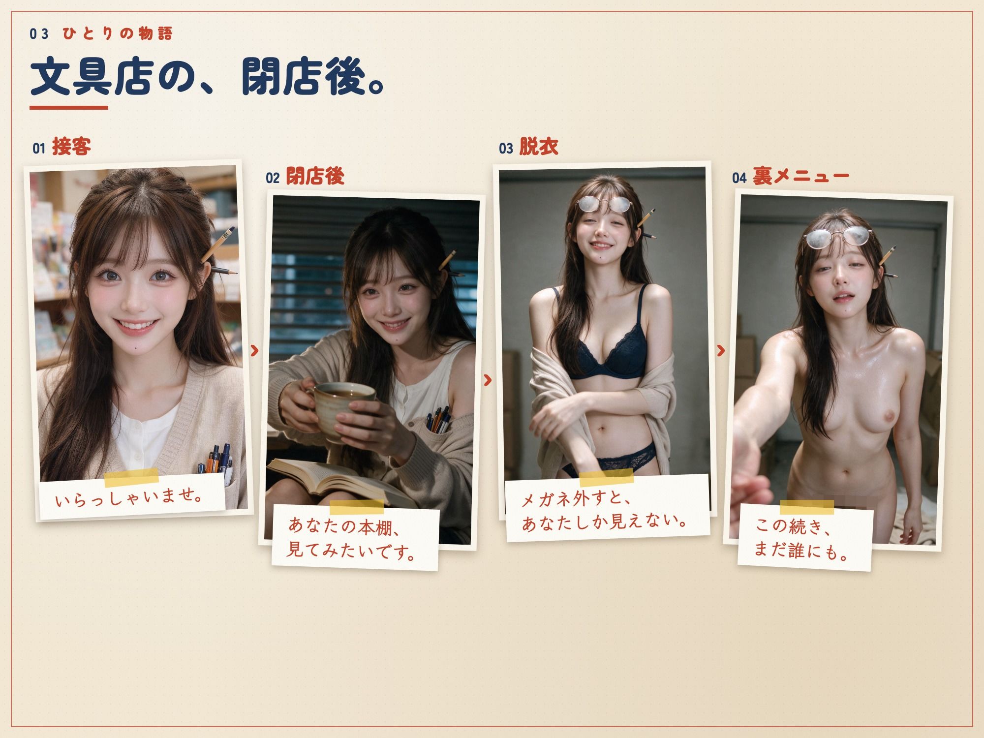 50人の看板娘たち〜俺だけ閉店後に裏オプ解放！ 画像3