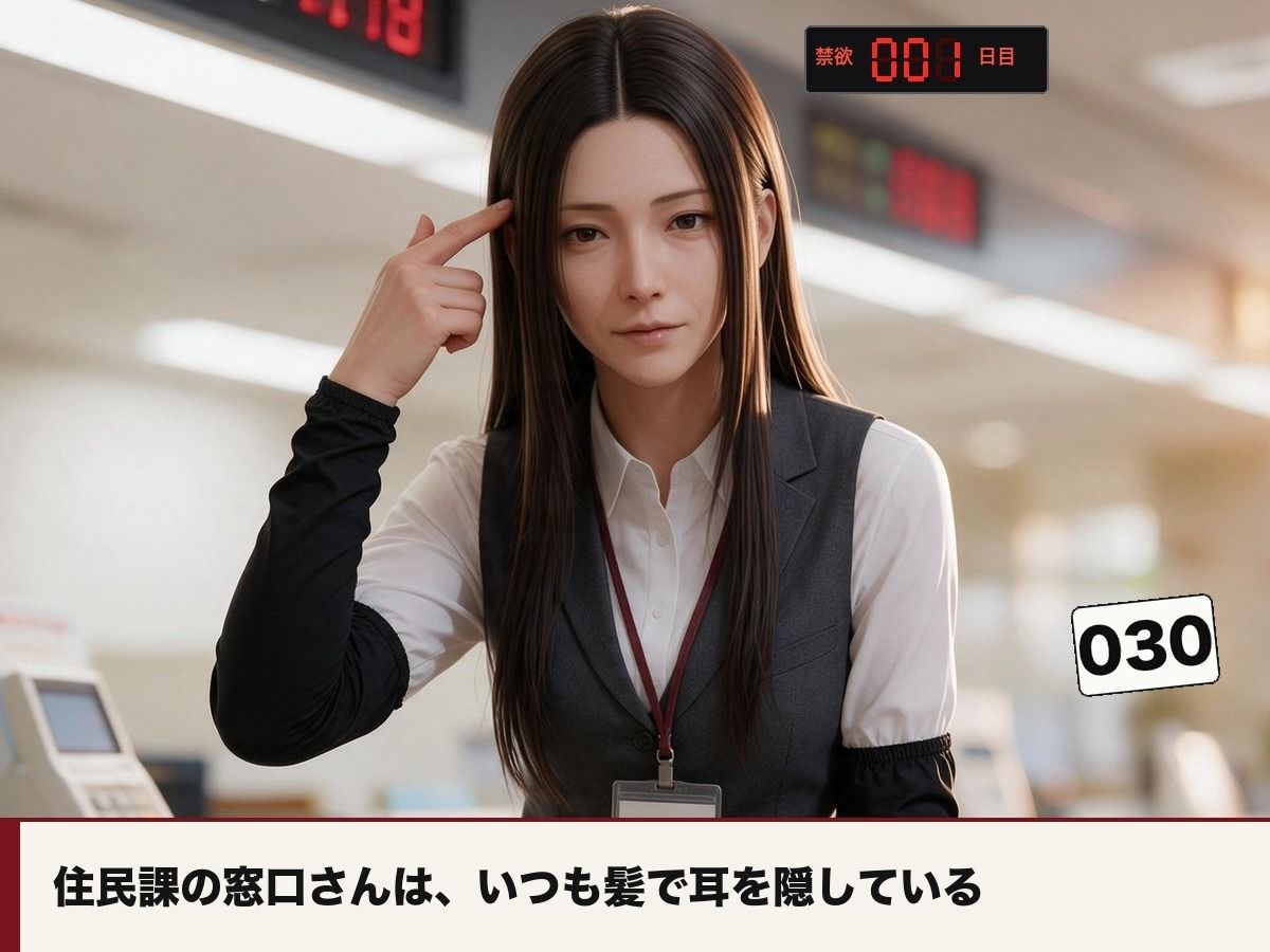耳だけは受理できません ―区役所・住民課の窓口―〜耳舐めと囁きで声が裏返る、禁欲30日目の中出し〜 画像1