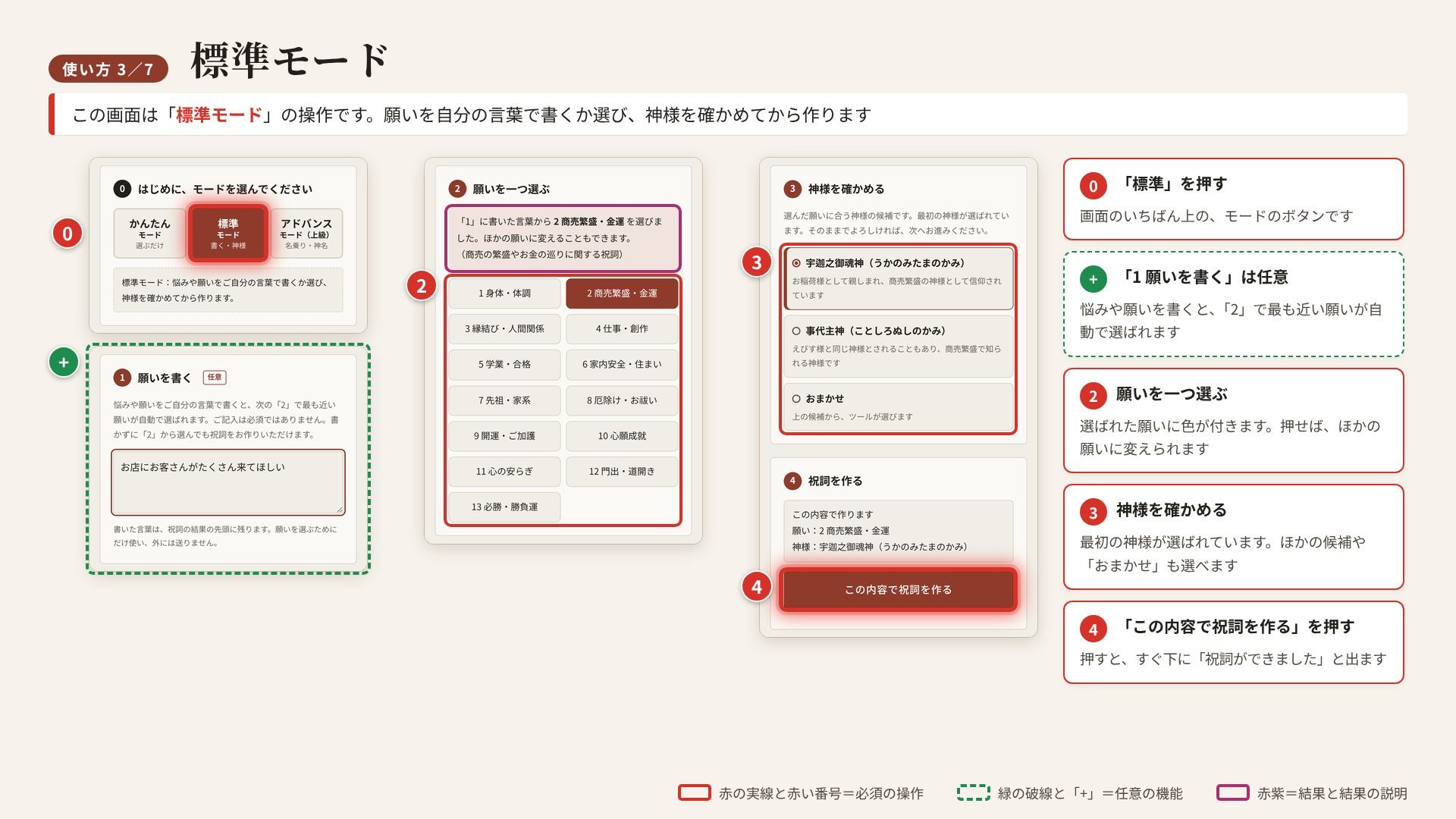 神様に届ける「祈願祝詞ツール」〜願いを書くか、選ぶだけ。組み立てた祝詞を、スマホの読み上げ機能で唱えられます〜 画像9