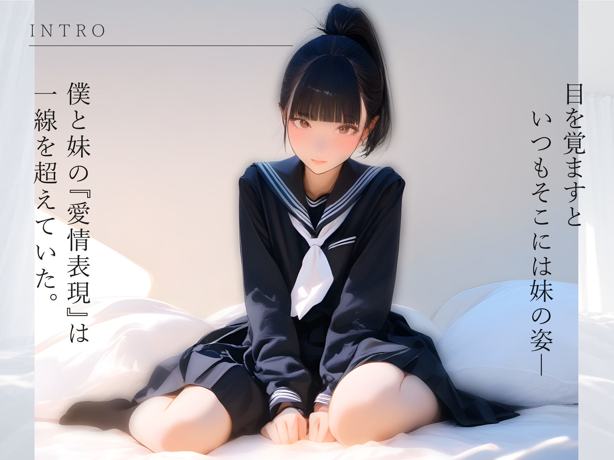 毎朝、ベッドまで起こしにくる妹。 サンプル画像