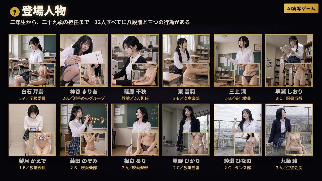 【放課後に時を止めて】 時間停止した女子校で動けるのは僕だけ<時間停止ADV> 画像8