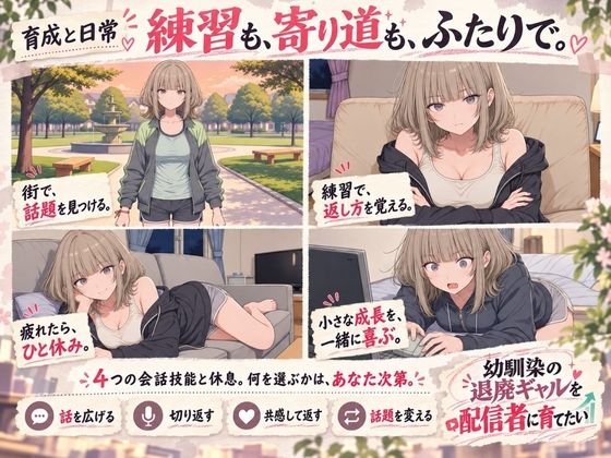 幼馴染の退廃ギャルを配信者に育てたい 6枚目
