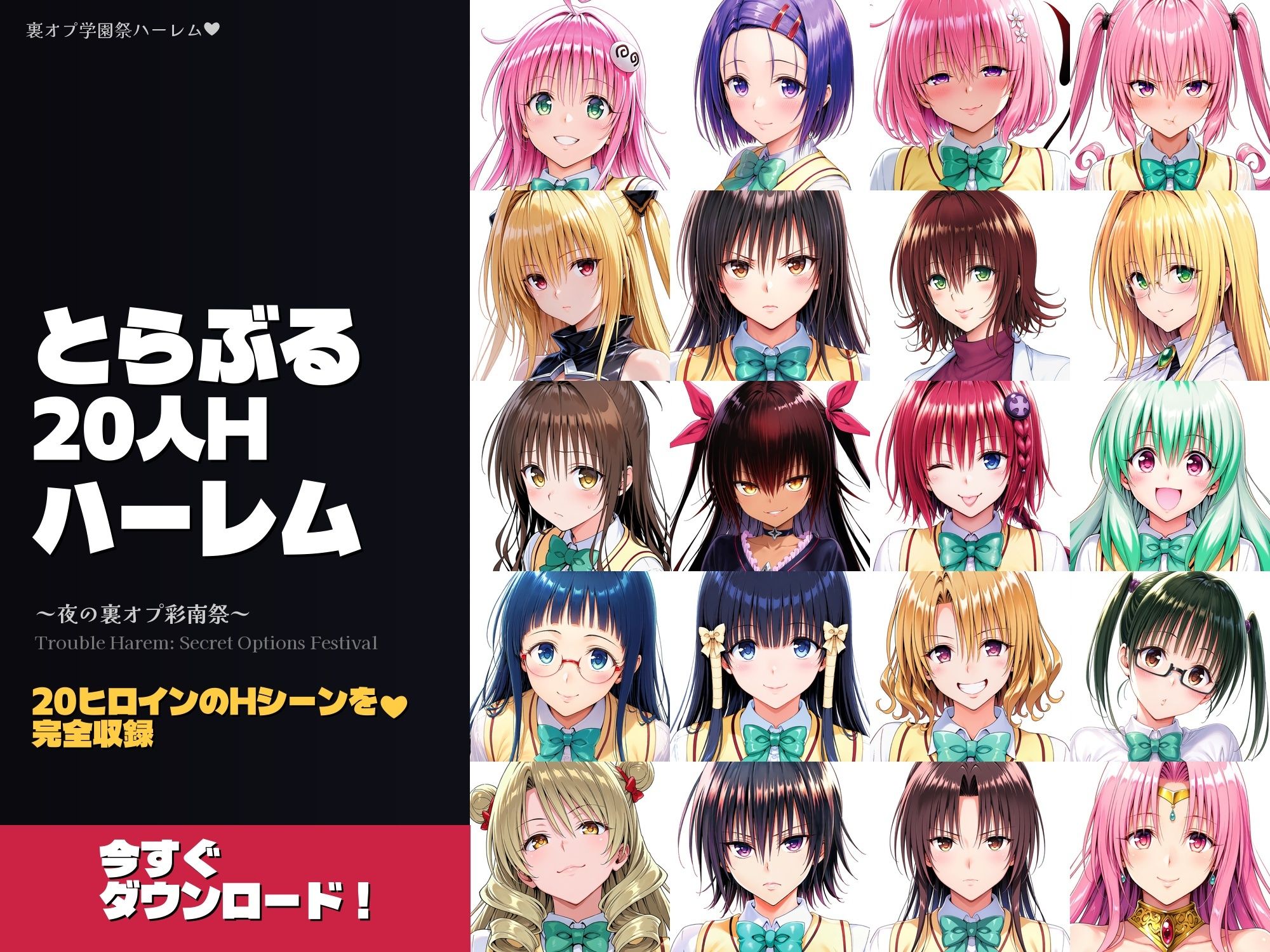 とらぶる20人Hハーレム 〜夜の裏オプ彩南祭〜【HCG1000枚超・180Hシーン超】 サンプル10
