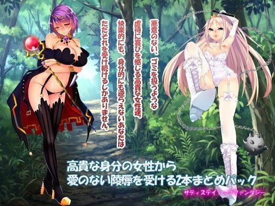 高貴な身分の女性から愛のない陵●を受ける2本まとめパック