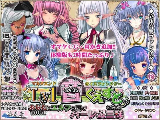 【蒼見鳥 同人】Lv1ボイスクエスト～盲目戦士はエルフの国でハーレム三昧～ 