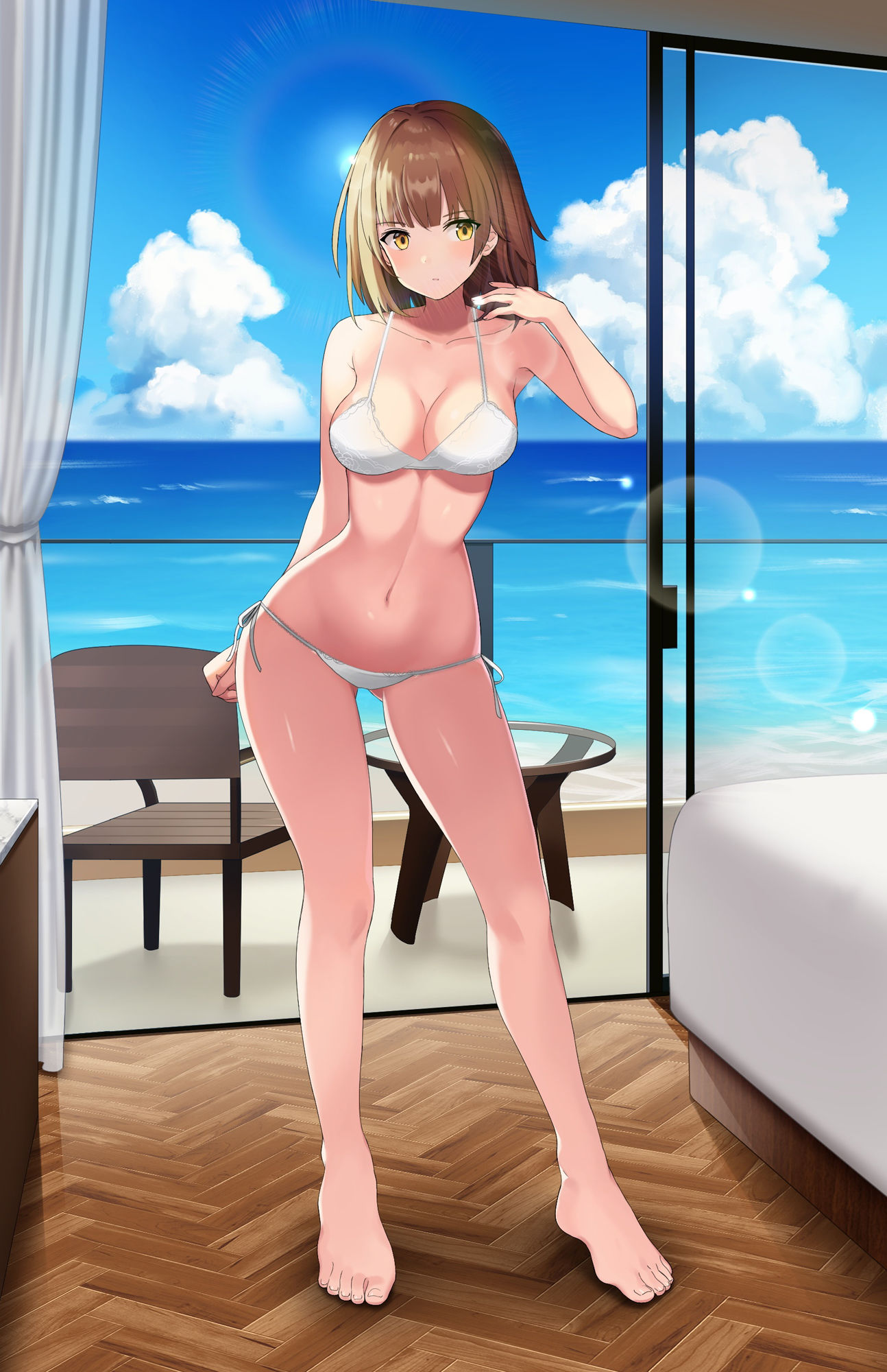 お兄ちゃん、しよっか~欲情した妹と海の見えるホテルで夏の終わりの汗だく中出しセックス画像no.4